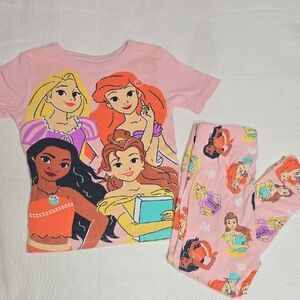 Pink Disney Princess Pajama Set